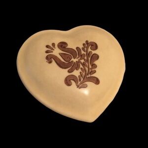 Heart Shaped Vintage Jewelry Trinket Box